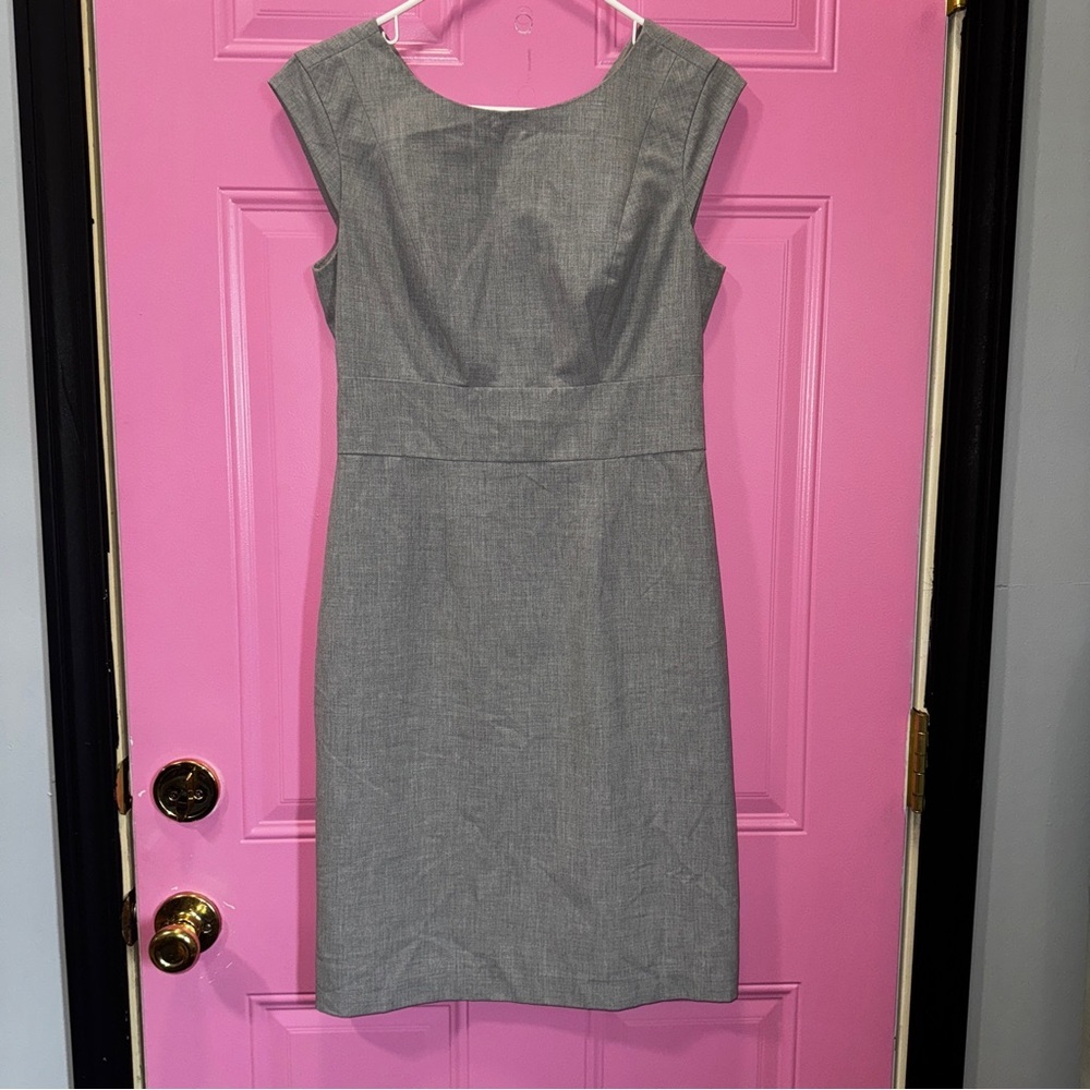 The Limited Elegant Gray Midi Dress